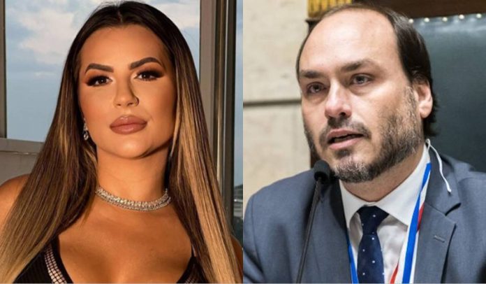 Deolane Bezerra e Carlos Bolsonaro