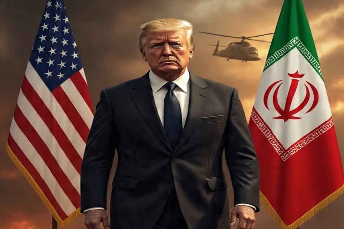 Donald Trump na Guerra entre os Estados Unidos e o Irã (Créditos: Reprodução/IA) Donald Trump na Guerra entre os Estados Unidos e o Irã (Créditos: Reprodução/IA)