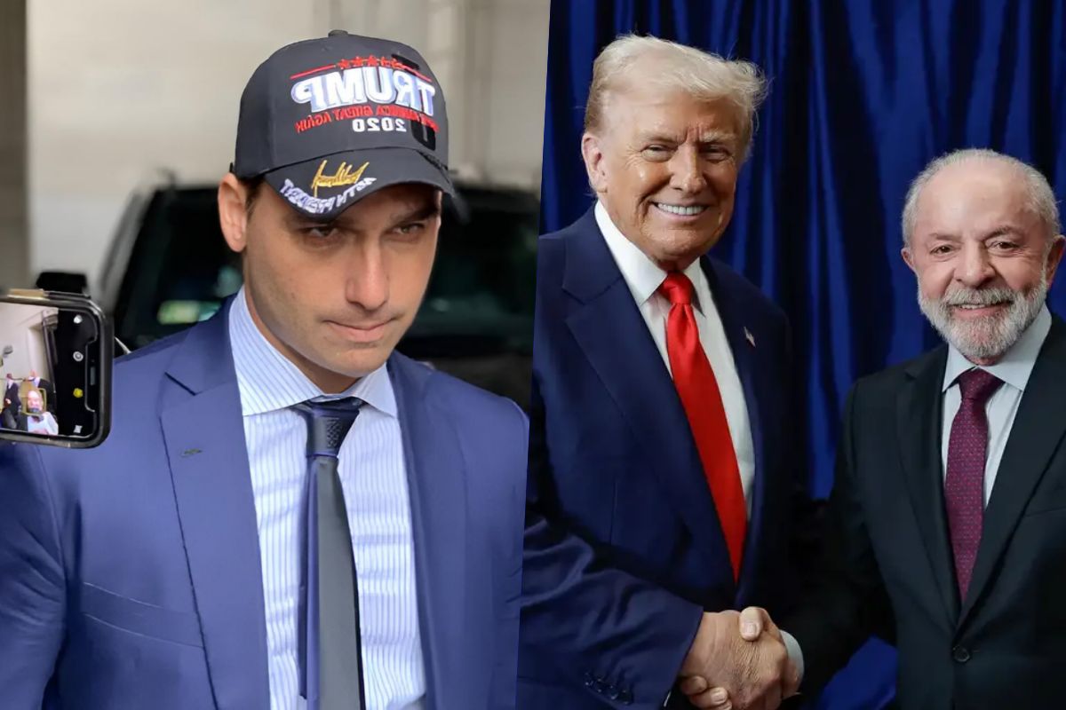 Eduardo Bolsonaro, Donald Trump e Lula