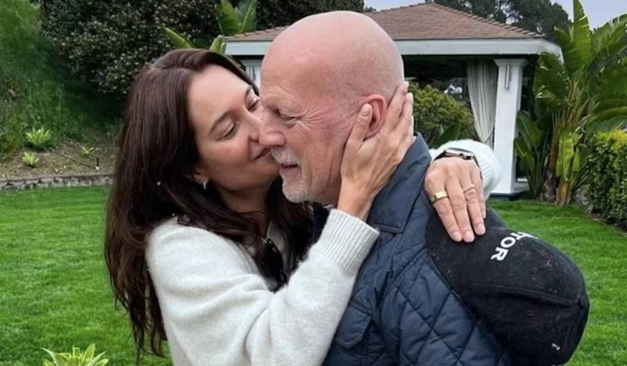 Emma e Bruce Willis Emma e Bruce Willis