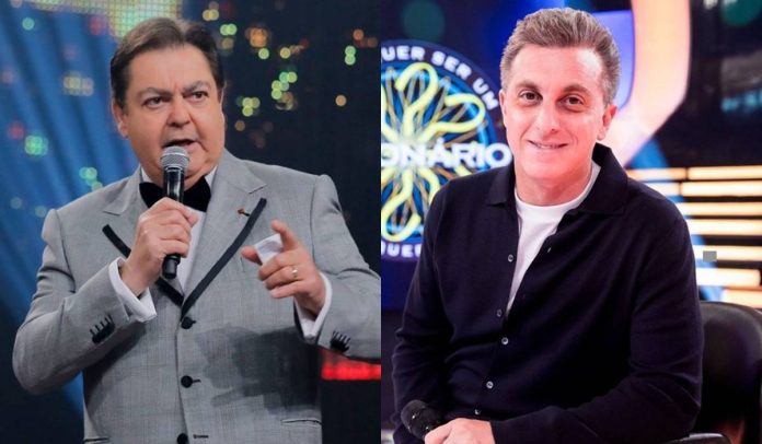 Faustão e Luciano Huck Faustão e Luciano Huck