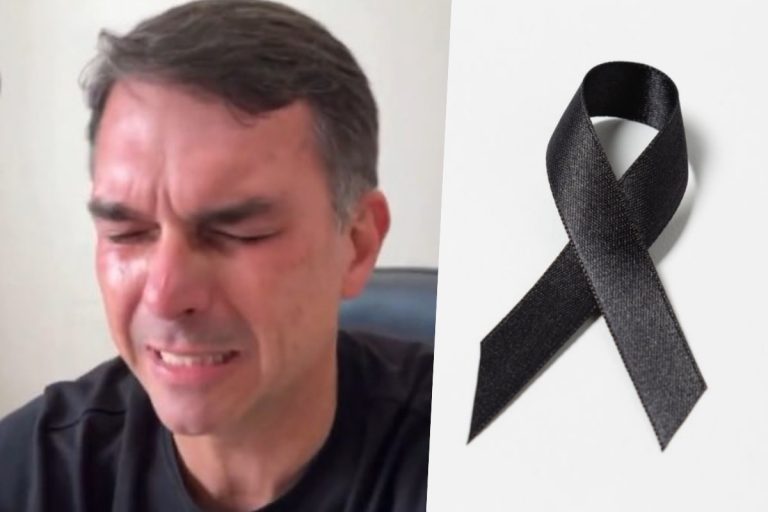 Flávio Bolsonaro lamenta morte: “Profunda tristeza”