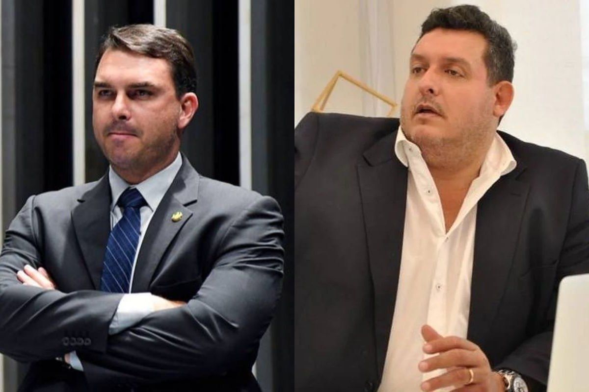 Flávio Bolsonaro e Marcelão Flávio Bolsonaro e Marcelão Foto: Jefferson Rudy / Agência Senado, Arquivo pessoal