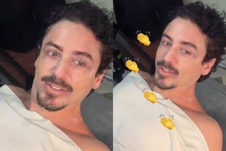 Jesuíta Barbosa surge morto e falando em bastidores de ‘Quem Ama Cuida’