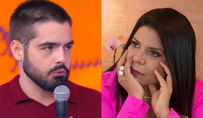 João Silva e Mara Maravilha (Reprodução: SBT)