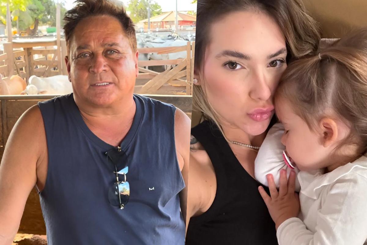 Leonardo, Virgínia e filha