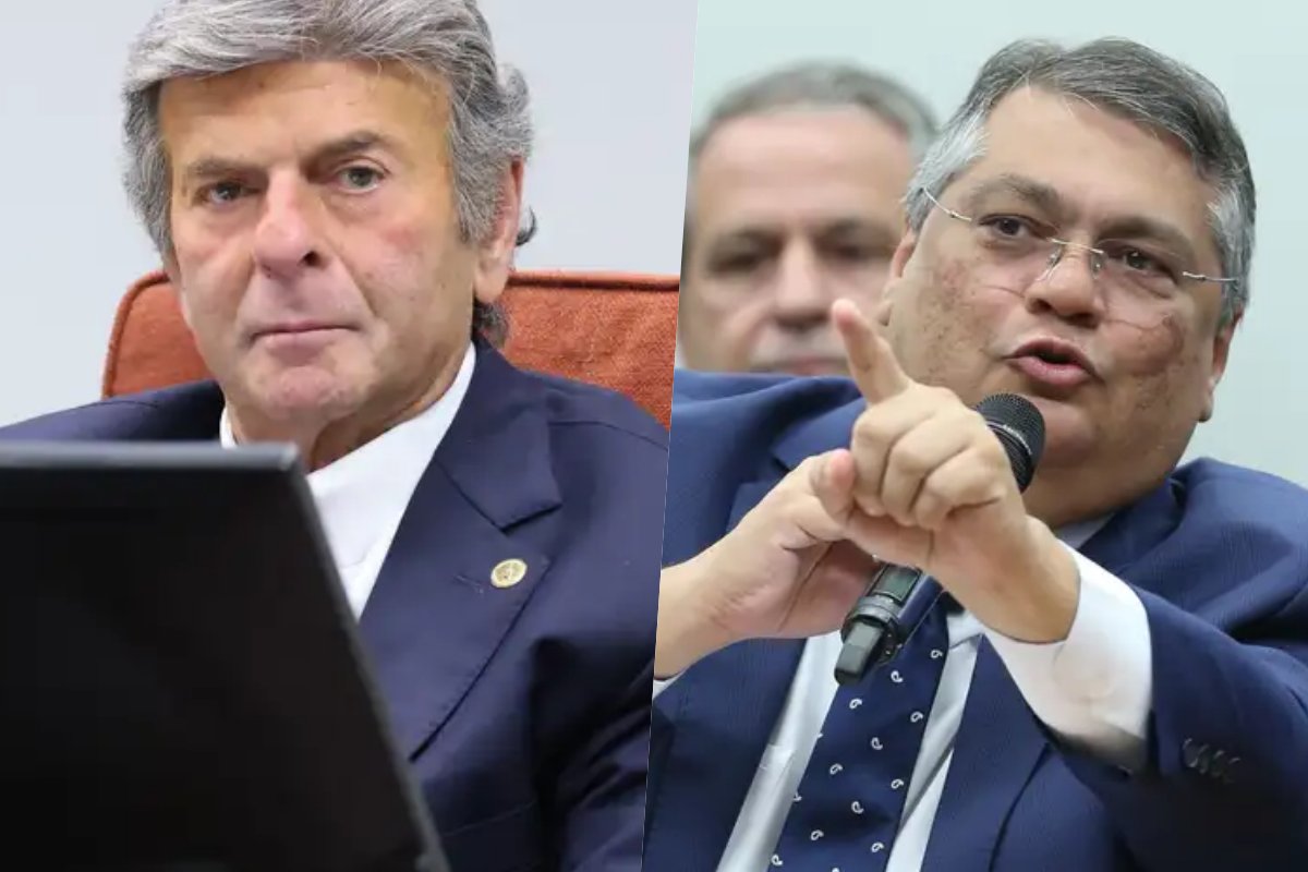 Luiz Fux e Flávio Dino Luiz Fux e Flávio Dino