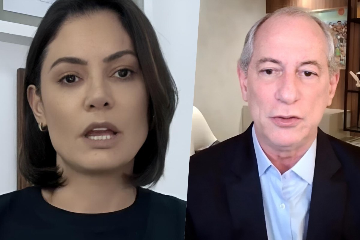 Michelle Bolsonaro e Ciro Gomes Michelle Bolsonaro e Ciro Gomes