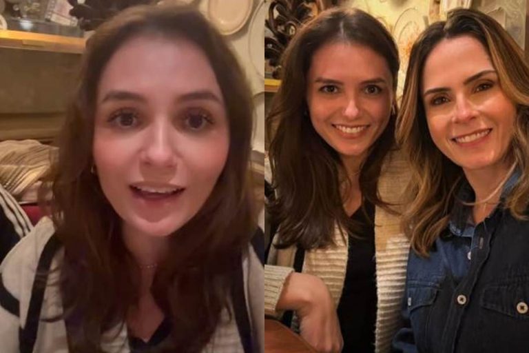 Monica Iozzi tieta Ana Paula Renault em encontro: “Acaba de chegar”