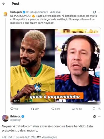 Post do Britto Jr