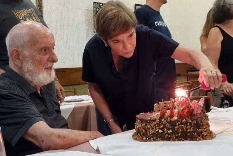 Renata Lo Prete celebra aniversário de 92 anos do pai: “Sorte grande”