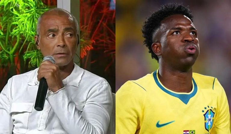 Romário desce a lenha e diz que Vini Jr. não é um grande nome para a Seleção Brasileira