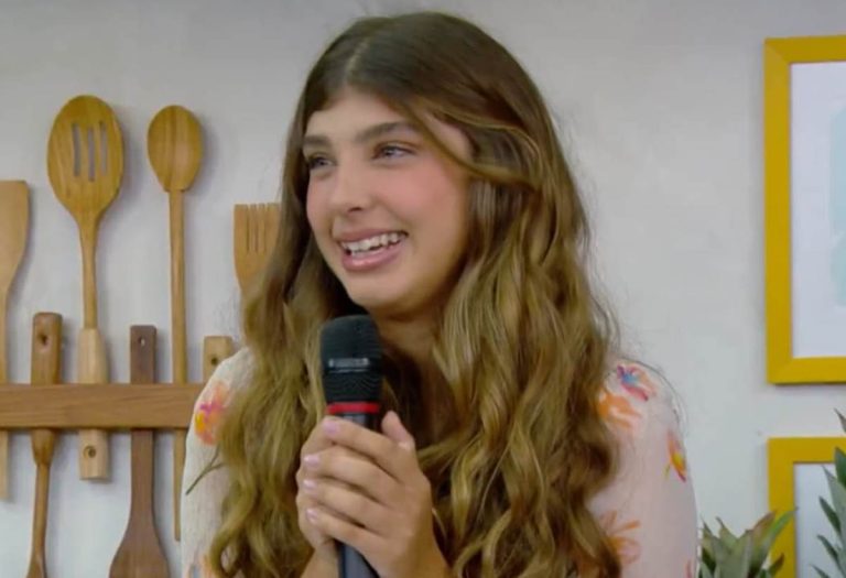 Filha de Grazi Massafera e Cauã Reymond encanta ao surgir no ‘Mais Você’