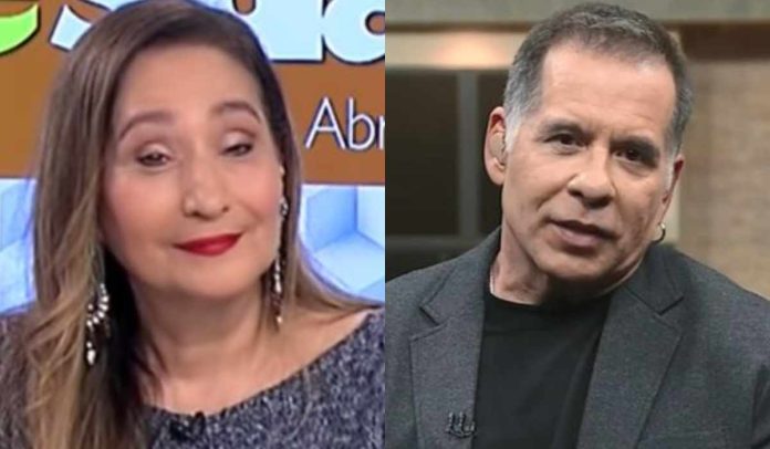 Sonia Abrão e Leandro Hassum