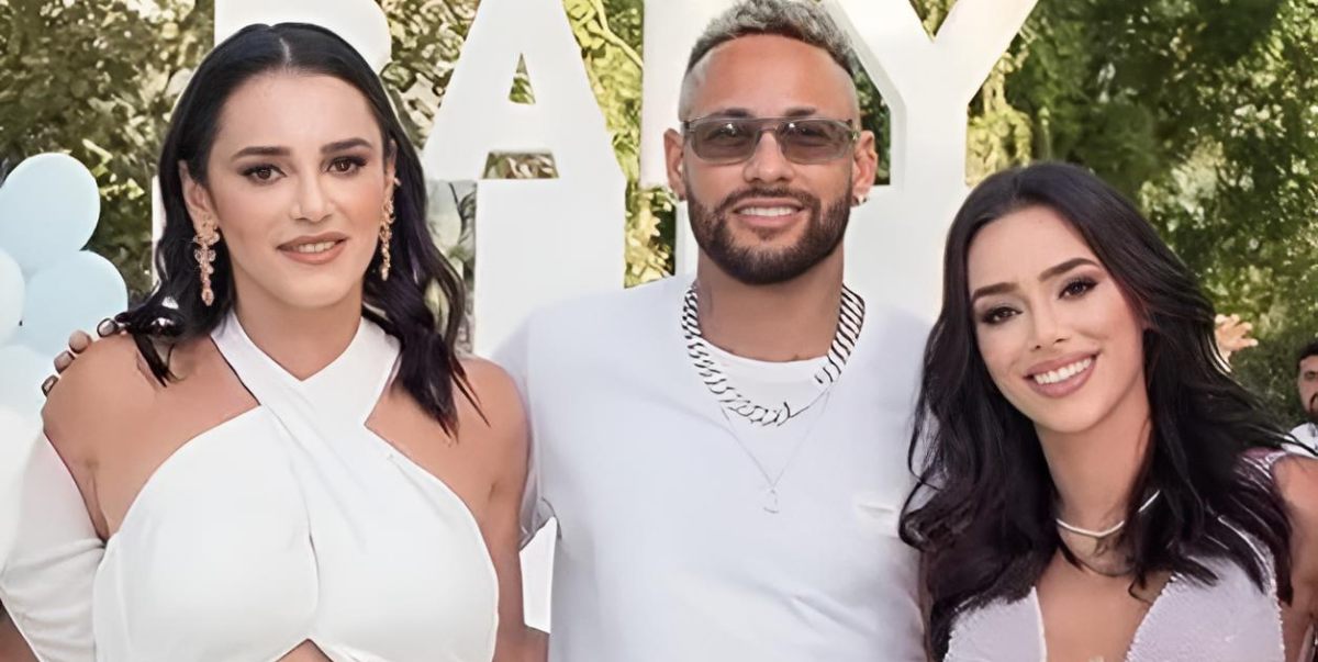 Telma, Neymar e Bruna Biancardi Telma, Neymar e Bruna Biancardi