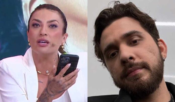 Thayse Teixeira e Gustavo Mioto (Reprodução: SBT/Instagram)