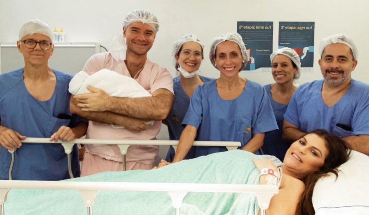 Thor Batista, Lunara e equipe médica (Fonte: Redes Sociais)