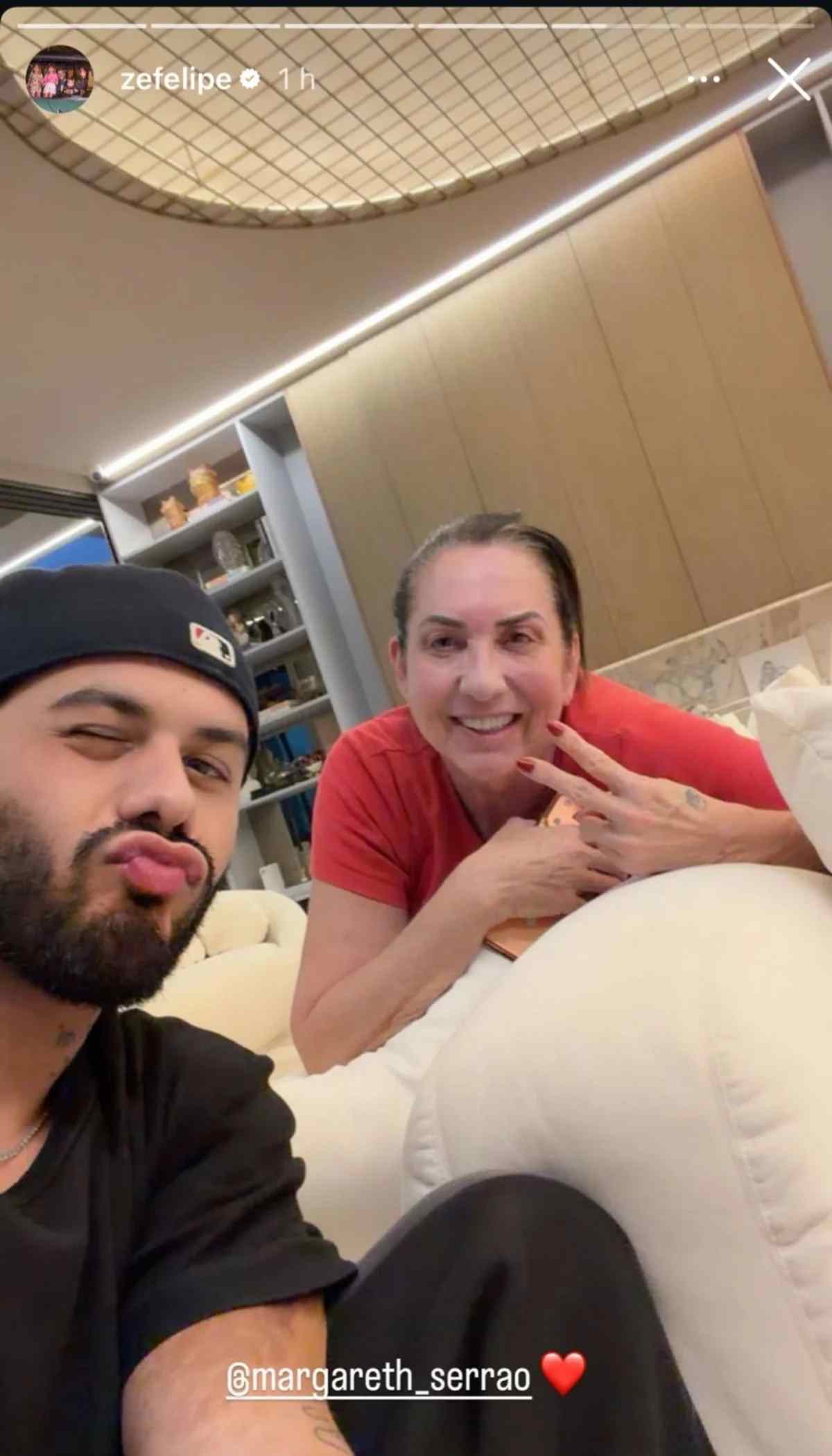 Zé Felipe e Margareth Serrão