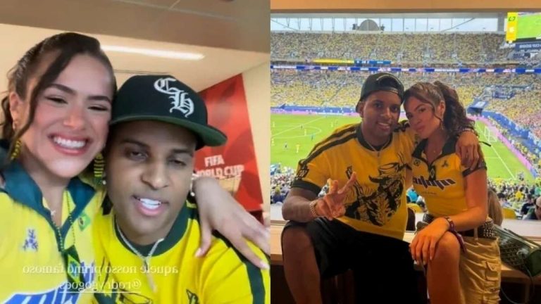 Maisa Silva assiste ao jogo com Rodrygo após rumores de romance