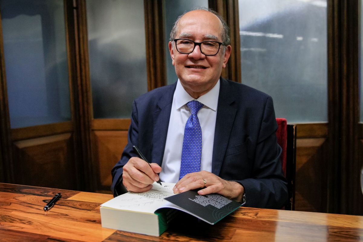 Lançamento do livro “A defesa da Constituição e do Estado de Direito: homenagem aos 20 anos do Ministro Gilmar Mendes no STF”. Foto: Fellipe Sampaio SCO/STF