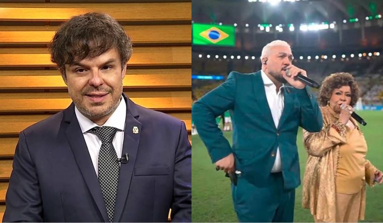 Adrilles Jorge não perdoa erros no Hino Nacional e detona cantor Belo: “é ruim mesmo”