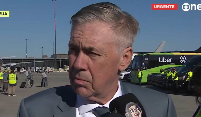 Seleção Brasileira chega aos EUA, e Ancelotti se diz motivado para vencer a Copa do Mundo