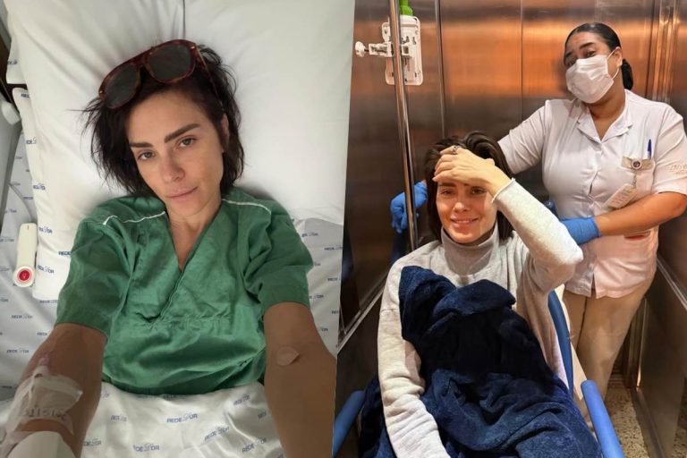 Carolina Dieckmann desabafa sobre momentos difíceis em hospital