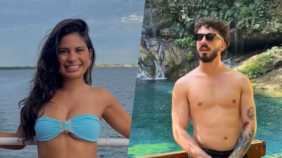 Gabriela, do BBB 26, comenta beijo em humorista durante São João da Thay: '' Foto: Reprodução/Instagram