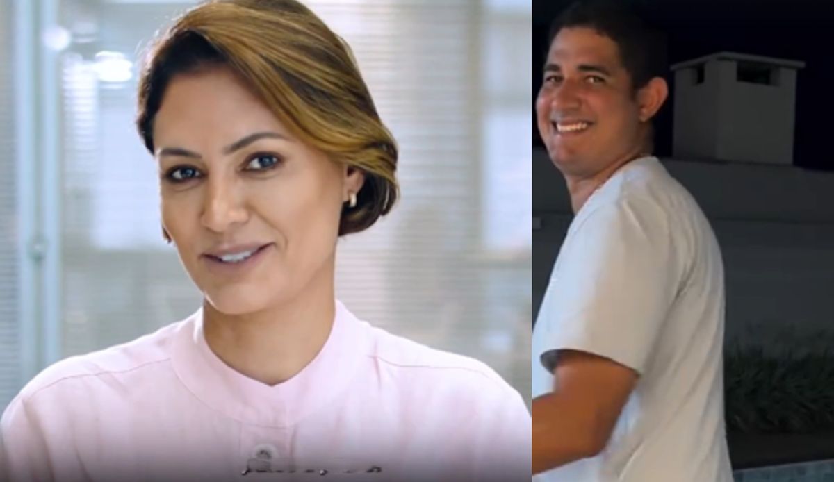 Michelle e Lucas Silva (Foto: Reprodução/ Captura de tela)