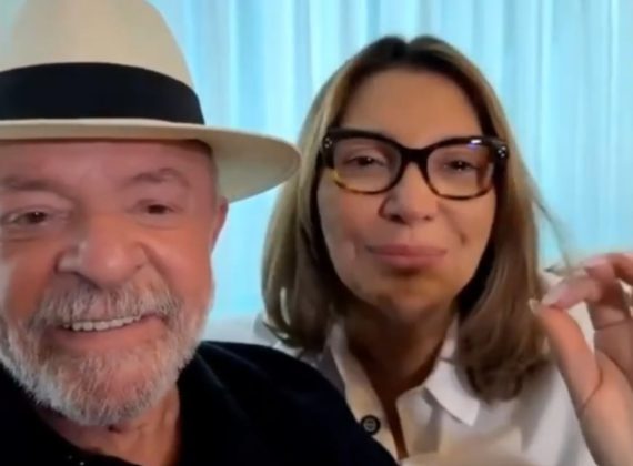 Janja e Lula (Captura de tela/ Reprodu&ccedil;&atilde;o)