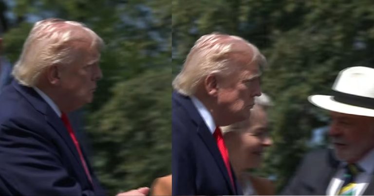 Lula tem climão com Trump no G7 e ignora americano