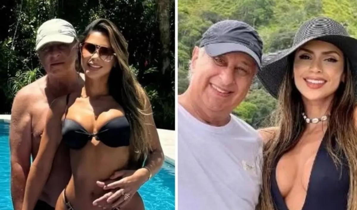 Marco Polo Del Nero, ex-presidente da CBF de 85 anos, e Clara Brasil Marco Polo Del Nero, ex-presidente da CBF de 85 anos, e Clara Brasil (Reprodução/ Redes/ Captura de tela)
