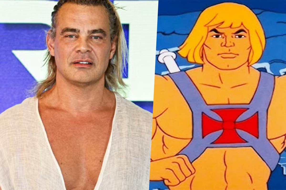 Carmo Dalla Vecchia e He-man Carmo Dalla Vecchia e He-man