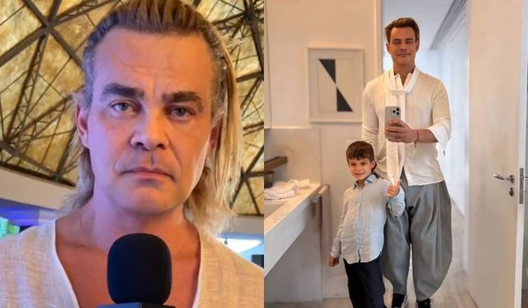 Carmo Dalla Vecchia, casado com autor da Globo, diz que ‘não sonhava ter filho’