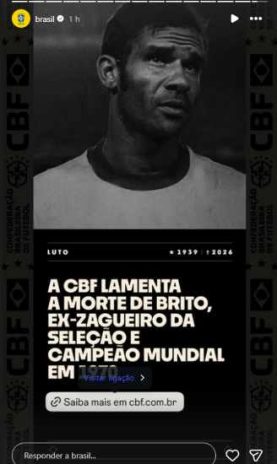 CBF (Reprodução: Instagram)