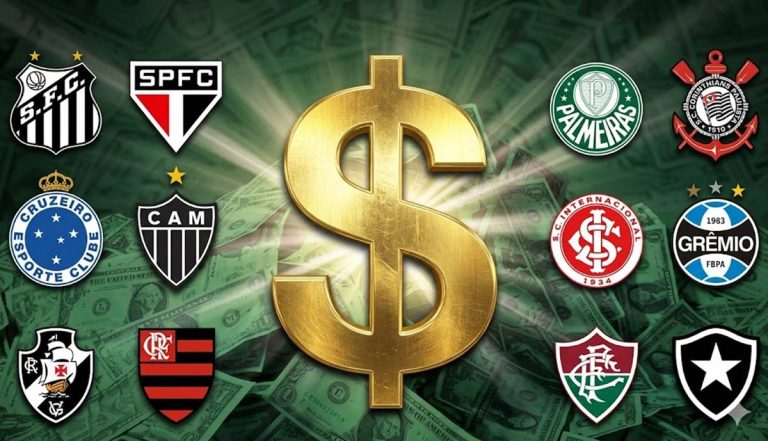 Endividados: 11 clubes do Brasil devem mais de R$ 1 bilhão