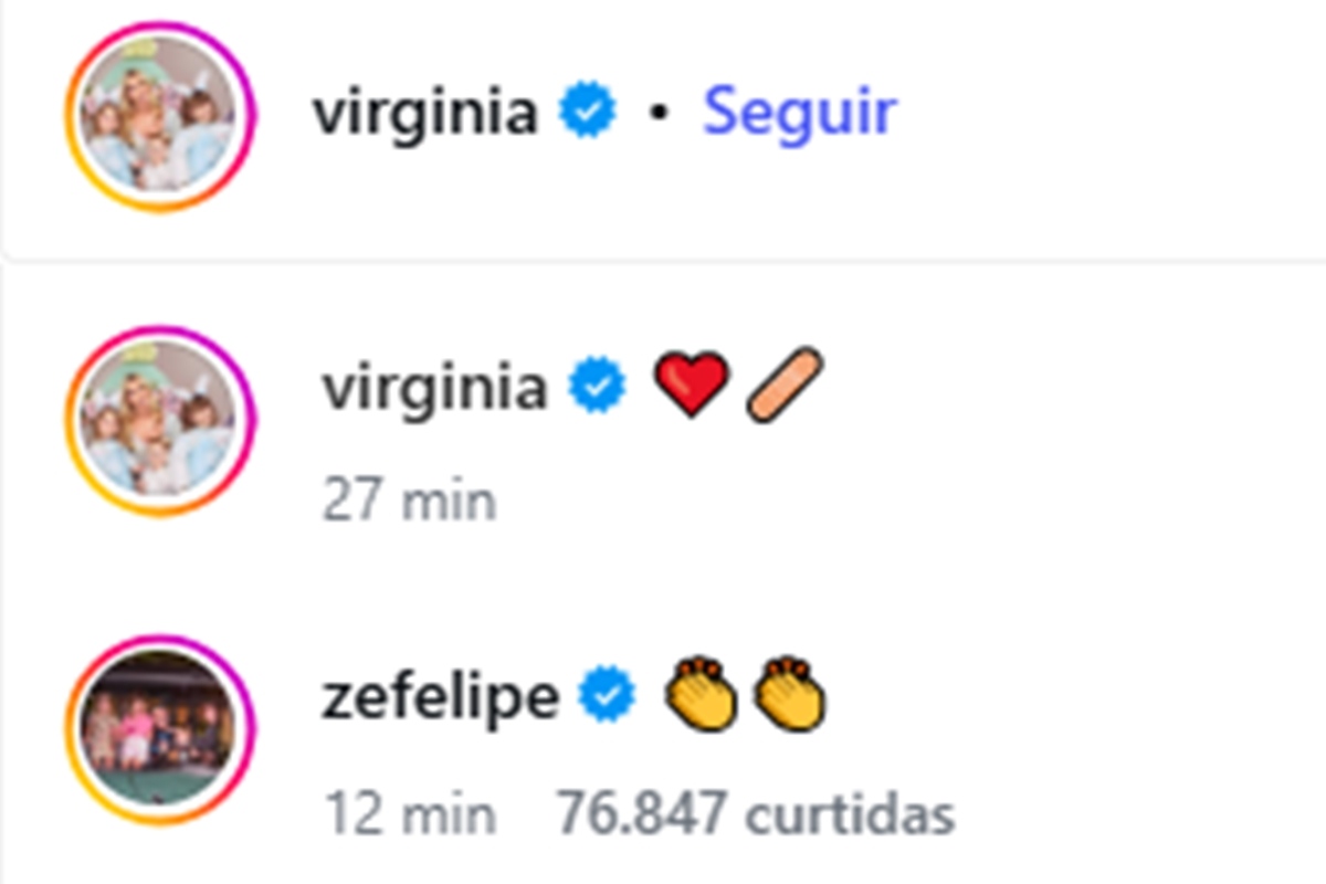 Comentários Virgínia e Zé Comentários Virgínia e Zé