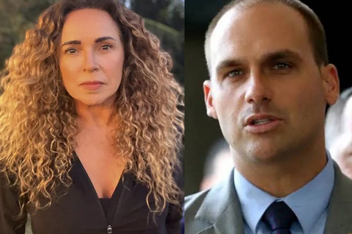 Daniela Mercury e Eduardo Bolsonaro