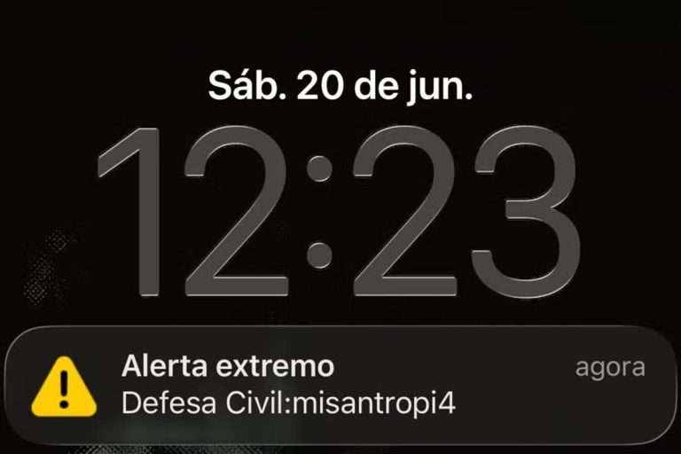 Alerta extremo falso da Defesa Civil assusta moradores de várias regiões do Brasil