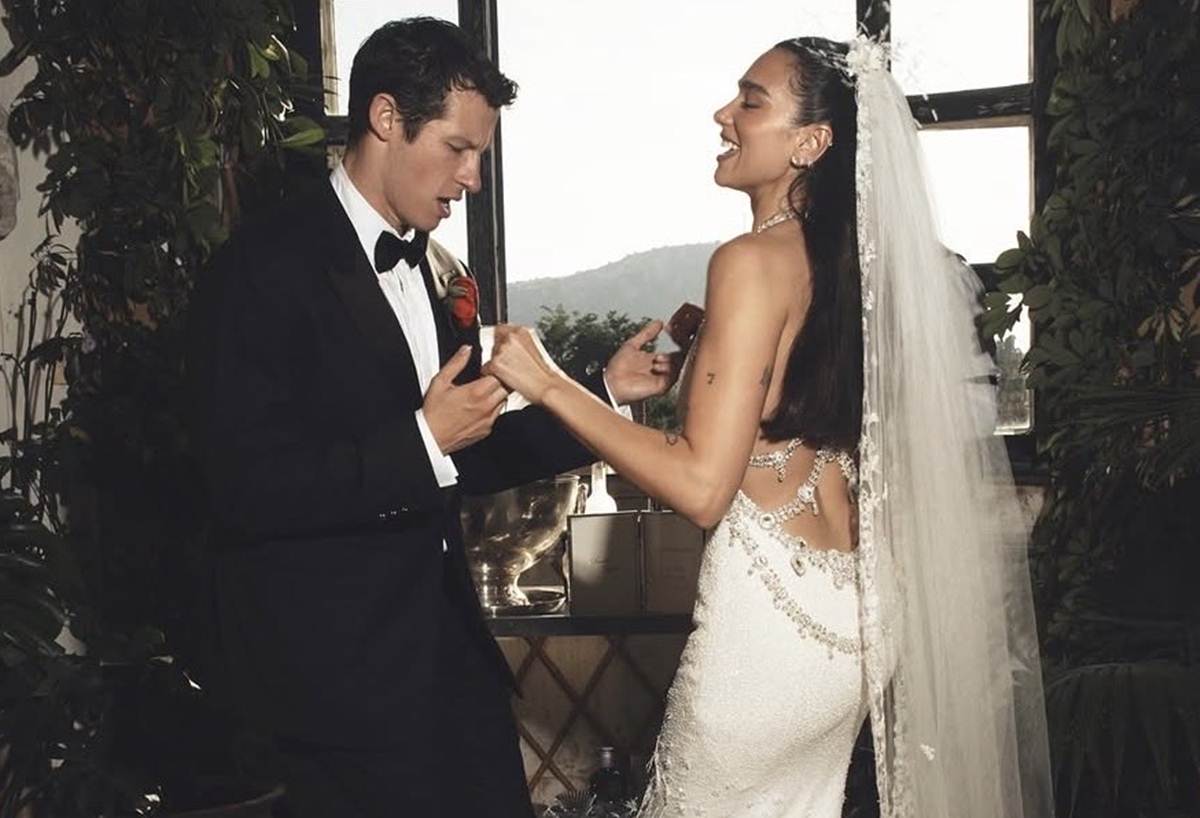 Dua Lipa - casamento - instagram