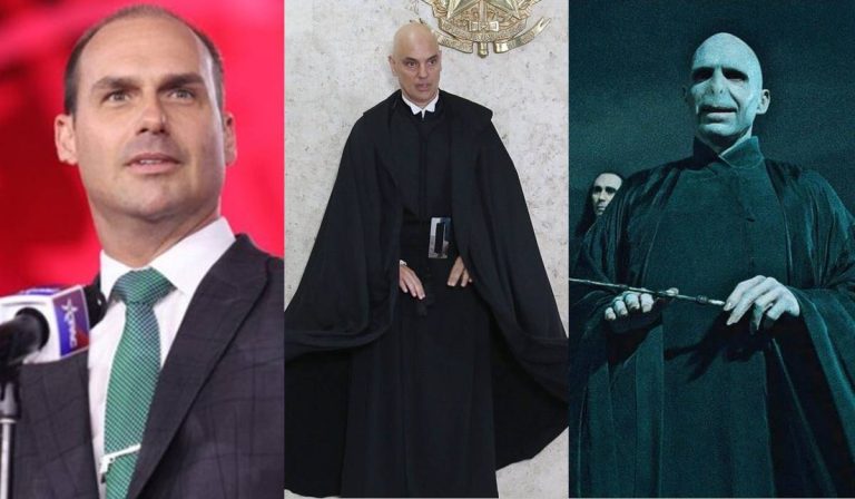 Eduardo Bolsonaro ‘chama’ Alexandre de Moraes de Lord Voldemort