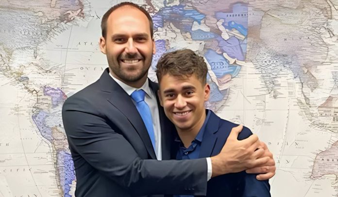 Eduardo Bolsonaro e Nikolas Ferreira
