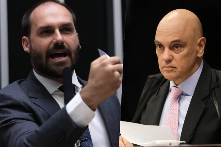 Eduardo Bolsonaro diz que Moraes “não tem coragem” de enfrentar Trump