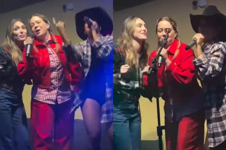 Em festa junina, Leandra Leal e Isabelle Drummond relembram as ‘Empreguetes’