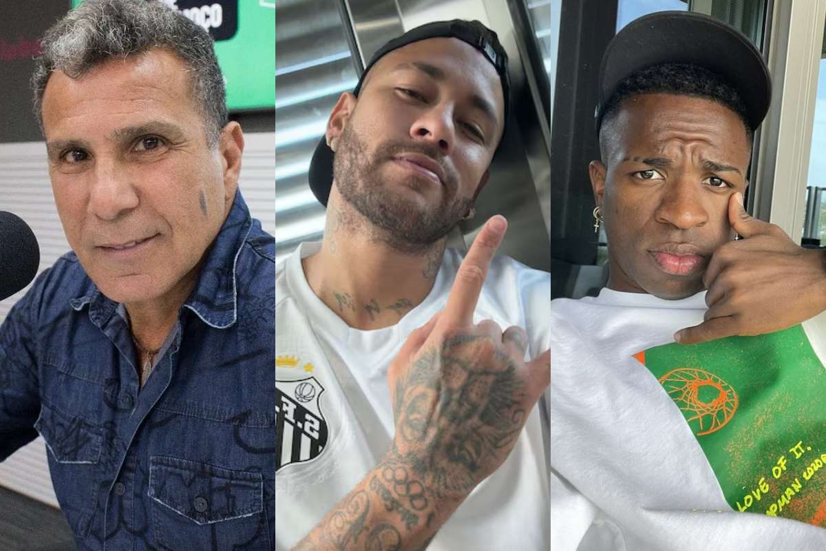 Eri Johnson, Neymar Jr e Vini Jr Eri Johnson, Neymar Jr e Vini Jr