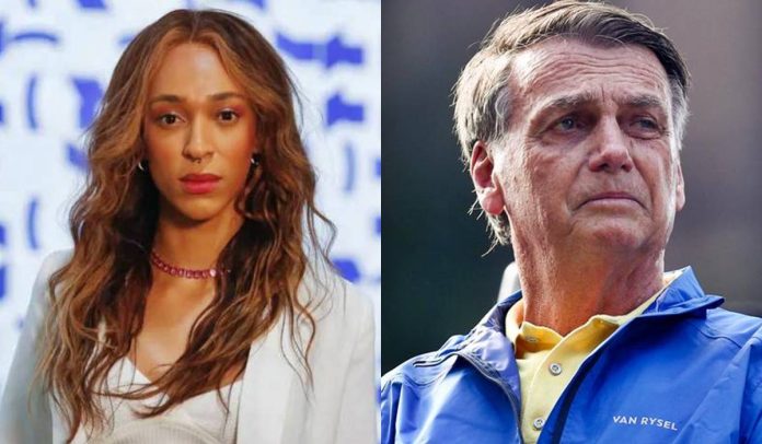 Erika Hilton e Jair Bolsonaro