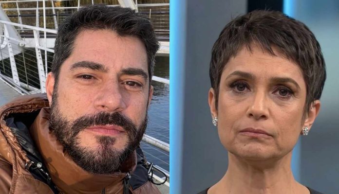 Evaristo Costa e Sandra Annenberg