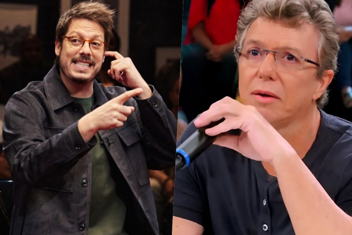 Fábio Porchat e Boninho Fábio Porchat e Boninho