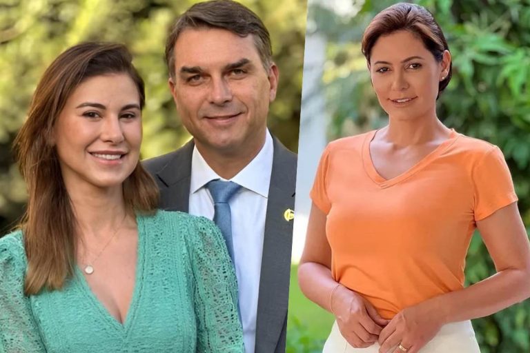 Esposa de Flávio Bolsonaro defende marido após fala de Michelle