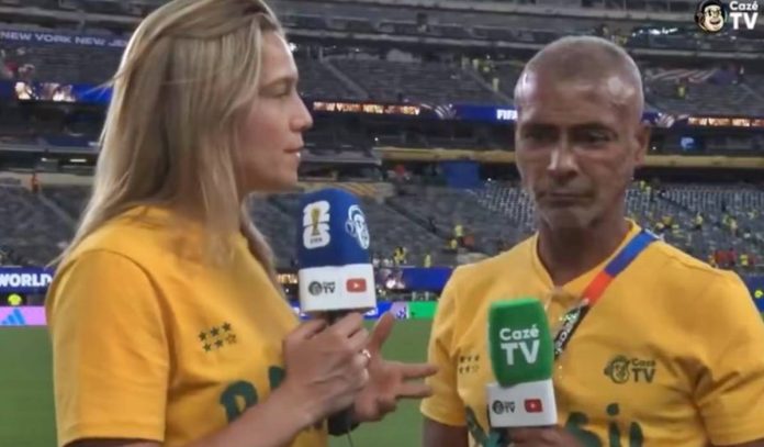 Fernanda Gentil e Romário Fernanda Gentil e Romário
